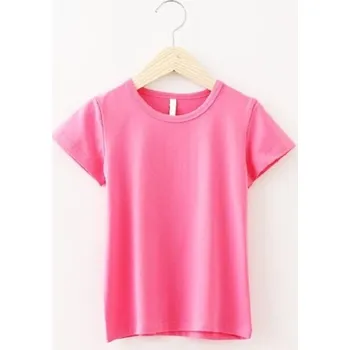 Dívčí tričko Dětské tričko B1579 tmavě růžová 9