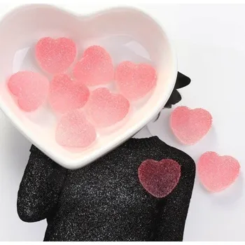 Mini dekorace bonbóny 10 ks růžová