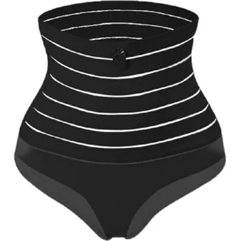 Kalhotky Dámské tvarující kalhotky s vysokým pasem T1196 černá L