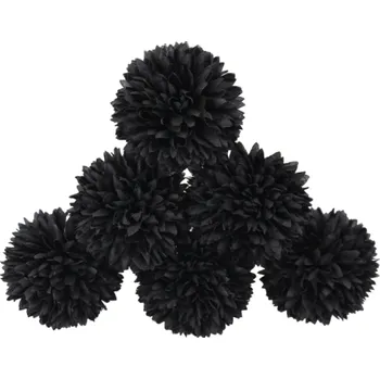 umělá květina Dekorativní květina hortenzie 29 cm 3 ks černá