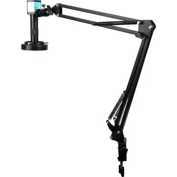 Mikroskop 4K digitální mikroskop 48MP HDMI Type C 150X zvětšení s dálkovým ovládáním LED světlem a skládacím stojanem pro detailní inspekce