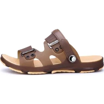 Pánská obuv Pánské gumové pantofle hnědá 43