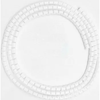 kabelová chránička Ochrana kabelu spirála 2 m bílá 10 mm