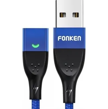 Datový kabel Magnetický USB datový kabel K454 modrá 1 m