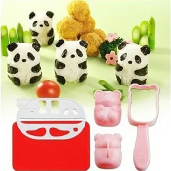 Nádoba na pečení Forma na sushi Onigiri ve tvaru pandy