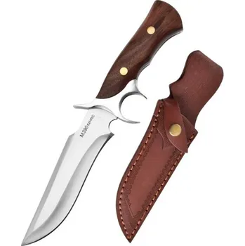 Multifunkční nůž Outdoorový kapesní nůž 17 cm s pouzdrem Čepel z M390 oceli Dřevěná rukojeť Lovecký nůž Kempování Turistika Přežití Do přírody