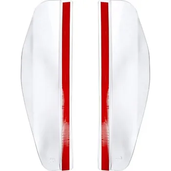 Kryty proti dešti na zpětná zrcátka 2 ks bílá