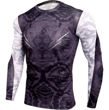 Pánské kompresní tričko F1779 tmavě šedá XL