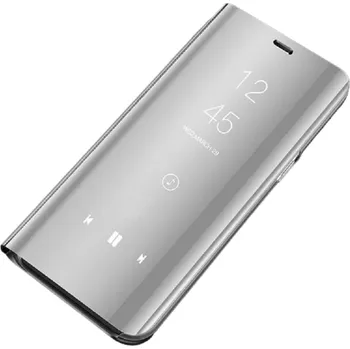 Pouzdro na mobilní telefon Ochranné flipové pouzdro se zrcadlovým efektem na Samsung Galaxy Note 9 stříbrná