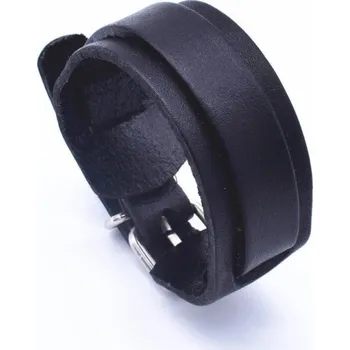 Náramek Kožený náramek H473 černá