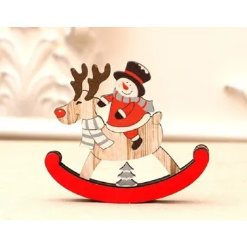 Vánoce Vánoční dekorace houpací sob S 2