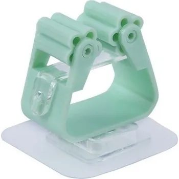 Nástěnný držák na mopy C647 zelená