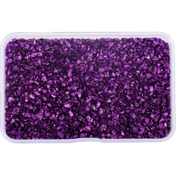 Dekorační kamínky 80 g fialová