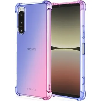 Pouzdro na mobilní telefon TPU ochranný obal na mobil Sony Xperia 10 VI Odolné pouzdro Protiskluzový kryt Ochrana proti poškrábání modrá