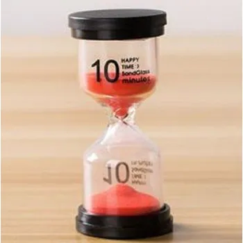 Hodiny Stolní přesýpací hodiny červená 2