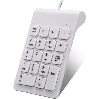 Klávesnice Mini numerická klávesnice bílá