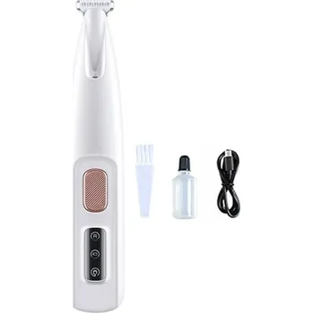 Kosmetika pro psa Elektrický zastřihovač tlapek pro psy a kočky Bezpečný střih chlupů Tichý provoz Nabíjecí zastřihovač Péče o srst Domácí stříhání mazlíčků