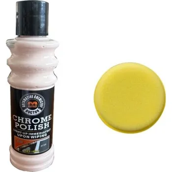 Pasta na leštění chromu, plastů a karoserie auta 150 ml Leštící pasta na auto Drobné opravy lakovaných dílů Čištění a péče