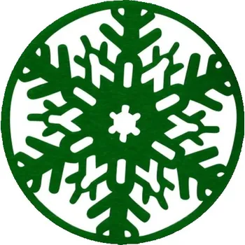 Podtácek Vánoční podtácky 2 ks zelená