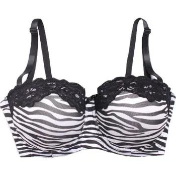 Podprsenka Podprsenka pro větší poprsí ve stylu zebry 100D