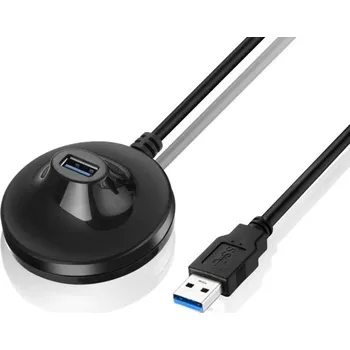 Prodlužovací kabel Prodlužovací kabel USB 3.0 se stojánkem M/F 1,5 m