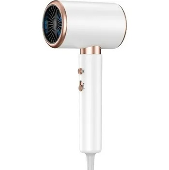 Fén Vysoušeč vlasů s vysokorychlostní turbínou 29 x 12,4 x 7,5 cm Nízkohlučný fén s modrým světlem Fén na vlasy s nastavitelnou rychlostí a teplotou 220 V 2400 W