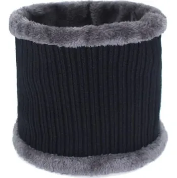 Nákrčník Pánský zimní nákrčník s kožíškem černá