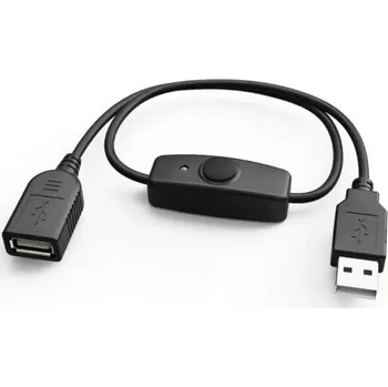 Prodlužovací kabel Prodlužovací kabel USB 2.0 s vypínačem F/M