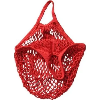 Síťová taška na nákupy J997 červená