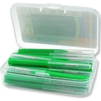 Dentální hygiena Mezizubní kartáček 30 ks zelená