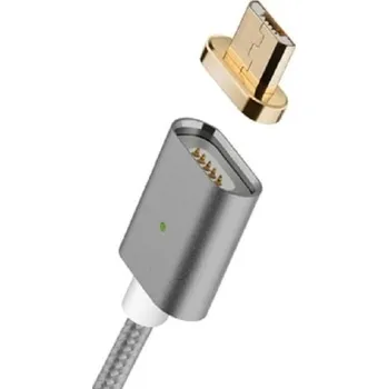 Datový kabel Magnetický USB datový kabel K498 tmavě šedá 1 m 1