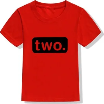 Dívčí tričko Dětské narozeninové tričko B1578 červená 4 B