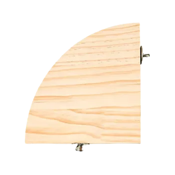 Příslušenství ke kleci pro ptáka Dřevěná rohová plošina pro papoušky Dřevěná platforma do klece 17 x 17 cm