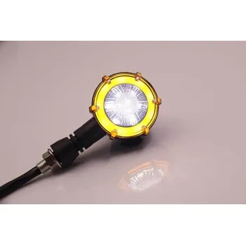 Osvětlení pro motocykl LED blinkry na motocykl 2 ks N67 bílá