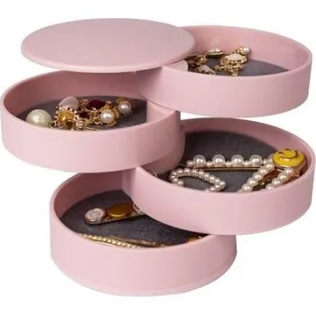 Úložný box Organizér na šperky růžová