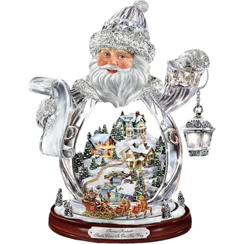 Vánoční dekorace Vánoční samolepka na okno Santa Claus 1