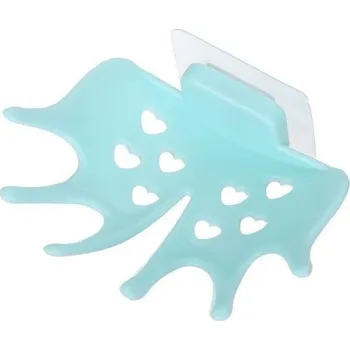 Držák na ručník Držák na mýdlo s poutky tyrkysová