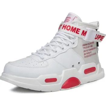 Pánská obuv Pánské kotníkové tenisky bílo-červená 44