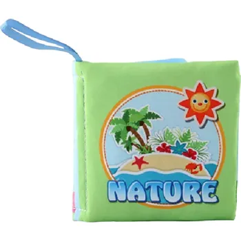 První čtění Látková knížka anglická slovíčka příroda