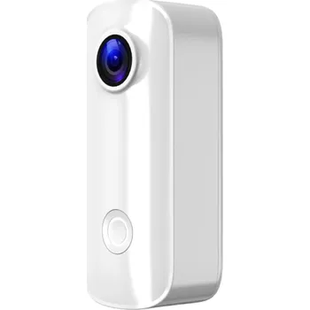 Digitální kamera Akční kamera 2K/30fps WiFi připojení 2,4 GHz Kompaktní sportovní kamera s mobilní aplikací 60x26x20 mm Záznam videa venku bílá