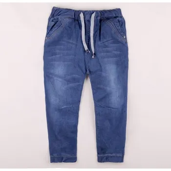 Chlapecké džíny Chlapecké džíny na tkaničky J1324 tmavě modrá 2