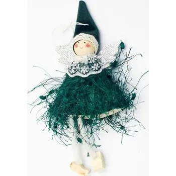 Vánoční dekorace Vánoční dekorace anděl A2880 zelená