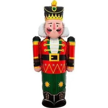 Vánoční dekorace Vánoční fóliový balónek louskáček