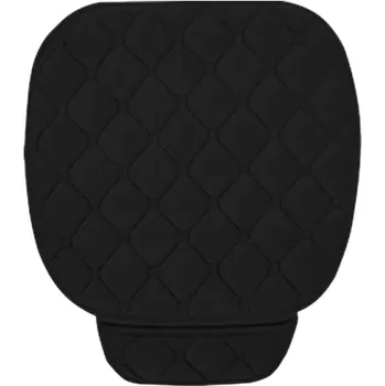 Autopotah Plyšový potah na přední autosedačku Měkký potah na přední sedadla v autě Protiskluzový chránič autosedačky Univerzální černá