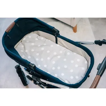 Tulimese Podložka do korbičky šedá klubíčka