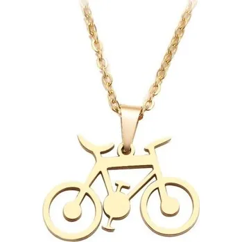 Náhrdelník Náhrdelník s jízdním kolem zlatá