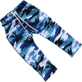 Chlapecké tepláky vojenského vzoru J906 modrá 5