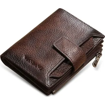 Peněženka Pánská kožená peněženka M564 tmavě hnědá