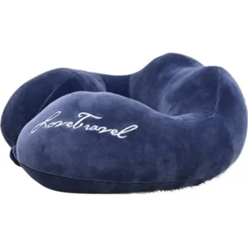 Cestovní polštářek Love Travel Cestovní polštářek s paměťovou pěnou Barva: Tmavě modrá - doprava zdarma od 1499 Kč