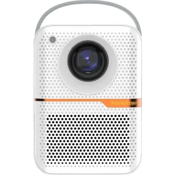 Projektor Mini Android Smart projektor Přenosné domácí kino Kompaktní projektor s WiFi Domácí přehrávač 4/64 GB 1080P 15 x 15,3 x 10,7 cm bílá